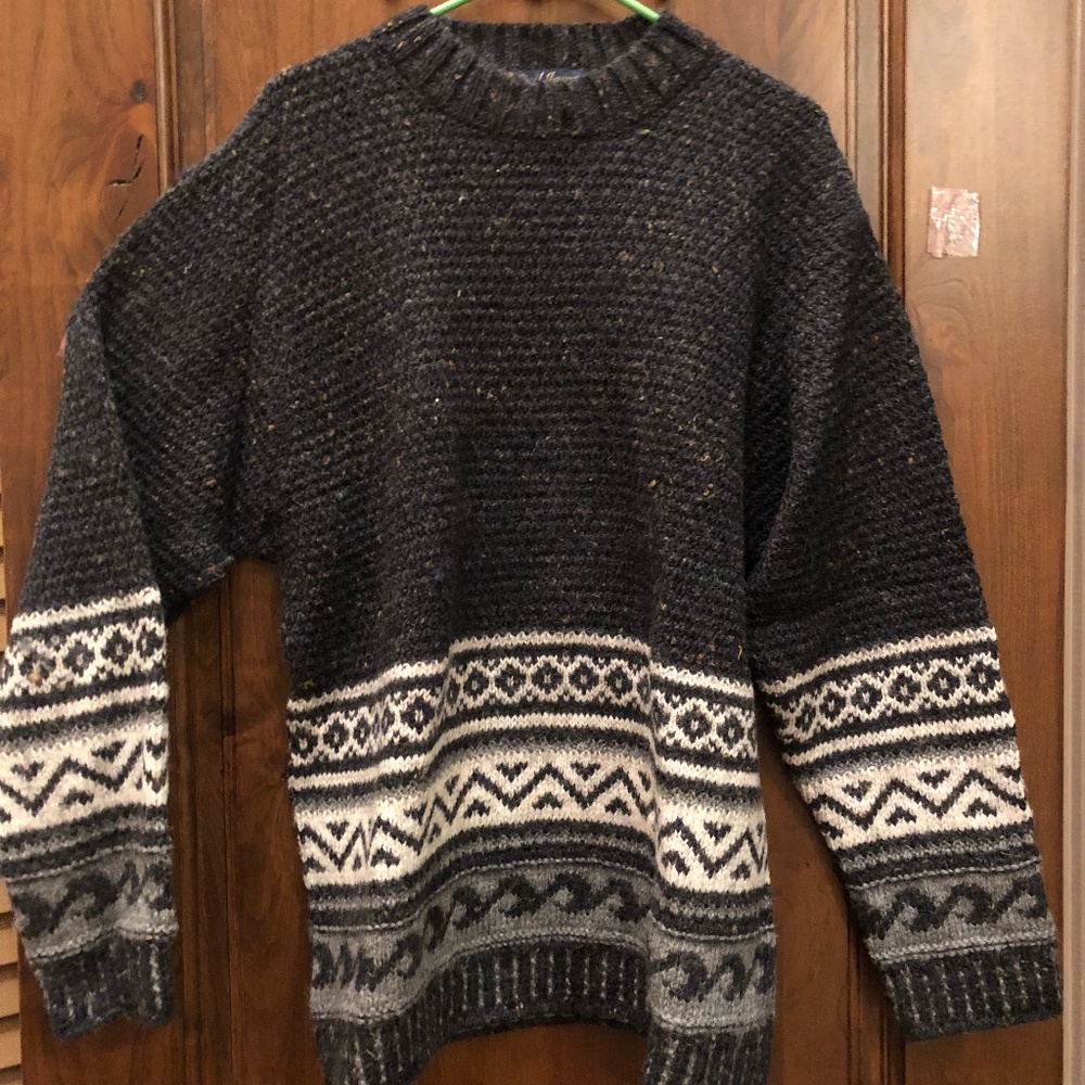 Paul James English Wool winter sweater circa 2000